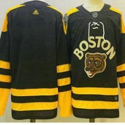 Boston Bruins Tyhjä Musta 2023 Talvi Klassinen Ommeltu Paita – Miesten