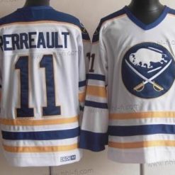 Buffalo Sabres #11 Gilbert Perreault Valkoinen Retro CCM Paita – Miesten