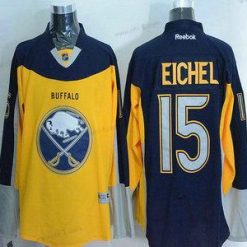 Buffalo Sabres #15 Jack Eichel Reebok Kulta Vaihtopaita Premier Paita – Miesten