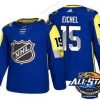 Buffalo Sabres #15 Jack Eichel Sininen 2018 NHL All-Star Ommeltu Jääkiekko Paita – Miesten