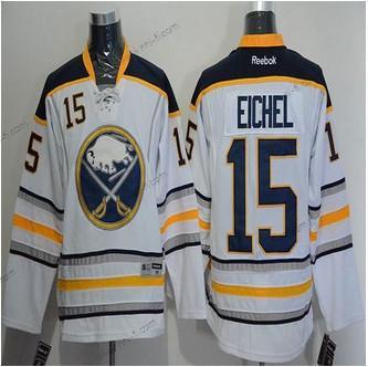 Buffalo Sabres #15 Jack Eichel Valkoinen Ommeltu NHL Paita – Miesten