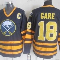 Buffalo Sabres #18 Danny Gare Laivastonsininen Sininen Retro CCM Paita – Miesten