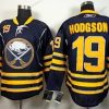 Buffalo Sabres #19 Cody Hodgson Laivastonsininen Sininen Paita – Miesten