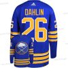 Buffalo Sabres #26 Rasmus Dahlin Sininen Ommeltu Paita – Miesten