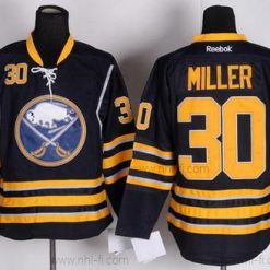 Buffalo Sabres #30 Ryan Miller Laivastonsininen Sininen Paita – Miesten