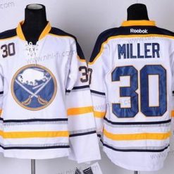 Buffalo Sabres #30 Ryan Miller Valkoinen Paita – Miesten