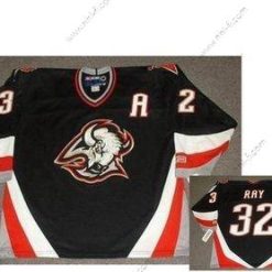 Buffalo Sabres #32 Rob Ray 1999 Musta CCM Vintage Paita – Miesten