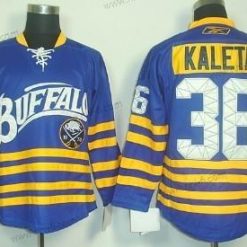 Buffalo Sabres #36 Patrick Kaleta Sininen Vieras Paita – Miesten