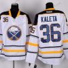 Buffalo Sabres #36 Patrick Kaleta Valkoinen Paita – Miesten