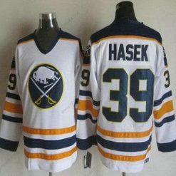 Buffalo Sabres #39 Dominik Hasek 1983-84 Valkoinen CCM Vintage Paita – Miesten