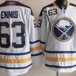 Buffalo Sabres #63 Tyler Ennis Valkoinen Paita – Miesten