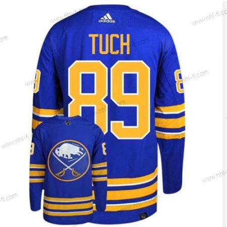 Buffalo Sabres #89 Alex Tuch Sininen Ommeltu Paita – Miesten