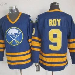 Buffalo Sabres #9 Derek Roy 1983-84 Laivastonsininen Sininen CCM Vintage Paita – Miesten