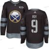 Buffalo Sabres #9 Derek Roy Musta 1917-2017 100th Vuosipäivä Ommeltu NHL Paita – Miesten