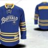 Buffalo Sabres Räätälöidyt Sininen 40Th Paita – Miesten