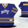 Buffalo Sabres Räätälöidyt Sininen 40Th Paita – Nuoret