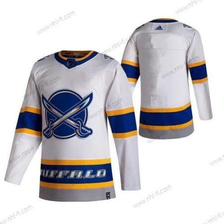 Buffalo Sabres Tyhjä Valkoinen 2020-21 Käänteinen Retro Ommeltu NHL Paita – Miesten