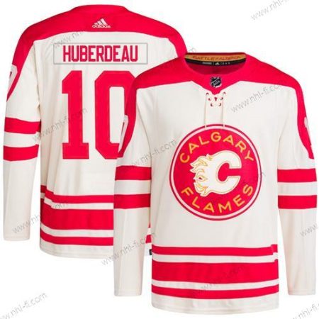 Calgary Flames #10 Jonathan Huberdeau 2023 Kerma Klassinen Primegreen Ommeltu Paita – Miesten