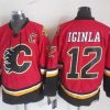 Calgary Flames #12 Jarome Iginla 2003 Punainen Retro CCM Paita – Miesten