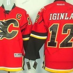 Calgary Flames #12 Jarome Iginla Punainen Paita – Lasten