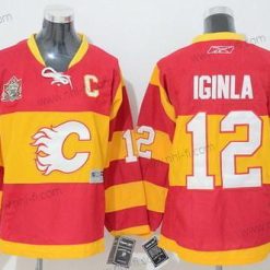 Calgary Flames #12 Jarome Iginla Punainen Vieras Paita – Lasten