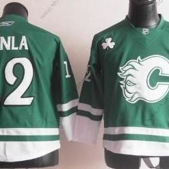 Calgary Flames #12 Jarome Iginla St. Patrick’S Day Vihreä Paita – Lasten