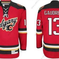 Calgary Flames #13 Johnny Gaudreau 2016 Punainen Premier Vaihtopaita Paita – Miesten