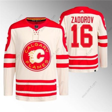 Calgary Flames #16 Nikita Zadorov 2023 Kerma Klassinen Primegreen Ommeltu Paita – Miesten