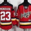 Calgary Flames #23 Sean Monahan Punainen Premier Vaihtopaita Jääkiekko Paita – Nuoret