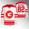 Calgary Flames #82 Jordan Oesterle 2023 Kerma Klassinen Primegreen Ommeltu Paita – Miesten