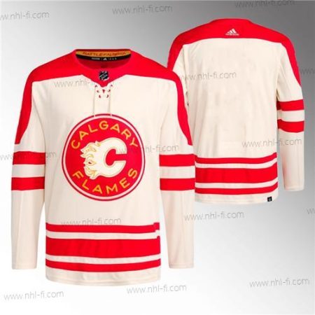 Calgary Flames Tyhjä 2023 Kerma Klassinen Primegreen Ommeltu Paita – Miesten