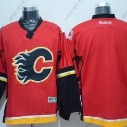 Calgary Flames Tyhjä Punainen Paita Versio 2 – Miesten