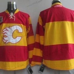 Calgary Flames Tyhjä Punainen Vieras Paita – Miesten