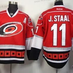 Carolina Hurricanes #11 Jordan Staal Punainen Vieras Paita – Miesten