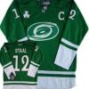 Carolina Hurricanes #12 Eric Staal St. Patrick’S Day Vihreä Paita – Miesten