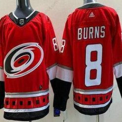 Carolina Hurricanes #8 Brent Burns Punainen Aito Paita – Miesten