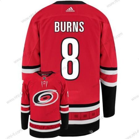 Carolina Hurricanes #8 Brent Burns Punainen Ommeltu Paita – Miesten