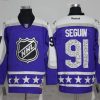 Central Division Dallas Stars #91 Tyler Seguin Reebok Violetti 2017 NHL All-Star Ommeltu Jääkiekko Paita – Miesten