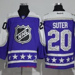 Central Division Minnesota Wild #20 Ryan Suter Reebok Violetti 2017 NHL All-Star Ommeltu Jääkiekko Paita – Miesten