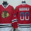 Chicago Blackhawks #00 Clark Griswold USA Flag Punainen Paita – Miesten