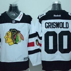 Chicago Blackhawks #00 Clark Griswold Valkoinen 2016 Stadium Series Ommeltu NHL Paita – Miesten