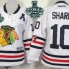 Chicago Blackhawks #10 Patrick Sharp 2015 Stanley Cup 2015 Talvi Klassinen Valkoinen Paita – Nuoret