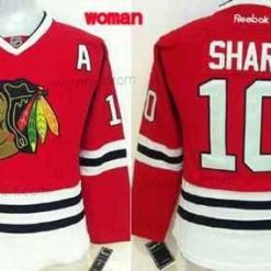 Chicago Blackhawks #10 Patrick Sharp 2015 Stanley Cup Punainen Paita – Naisten