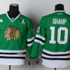 Chicago Blackhawks #10 Patrick Sharp Vihreä Paita – Lasten