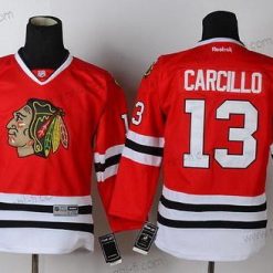 Chicago Blackhawks #13 Daniel Carcillo Punainen Paita – Lasten