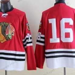 Chicago Blackhawks #16 Bobby Hull 1960-61 Punainen Retro CCM Paita – Miesten