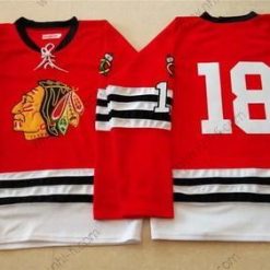 Chicago Blackhawks #18 Denis Savard 1960-61 Punainen Vintage Paita – Miesten