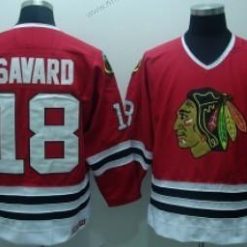 Chicago Blackhawks #18 Denis Savard Punainen Retro CCM Paita – Miesten