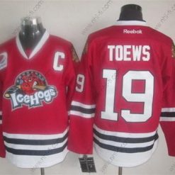 Chicago Blackhawks #19 Jonathan Toews 2015 Icehogs Punainen Paita – Miesten