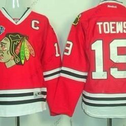 Chicago Blackhawks #19 Jonathan Toews 2015 Stanley Cup Punainen Paita – Naisten